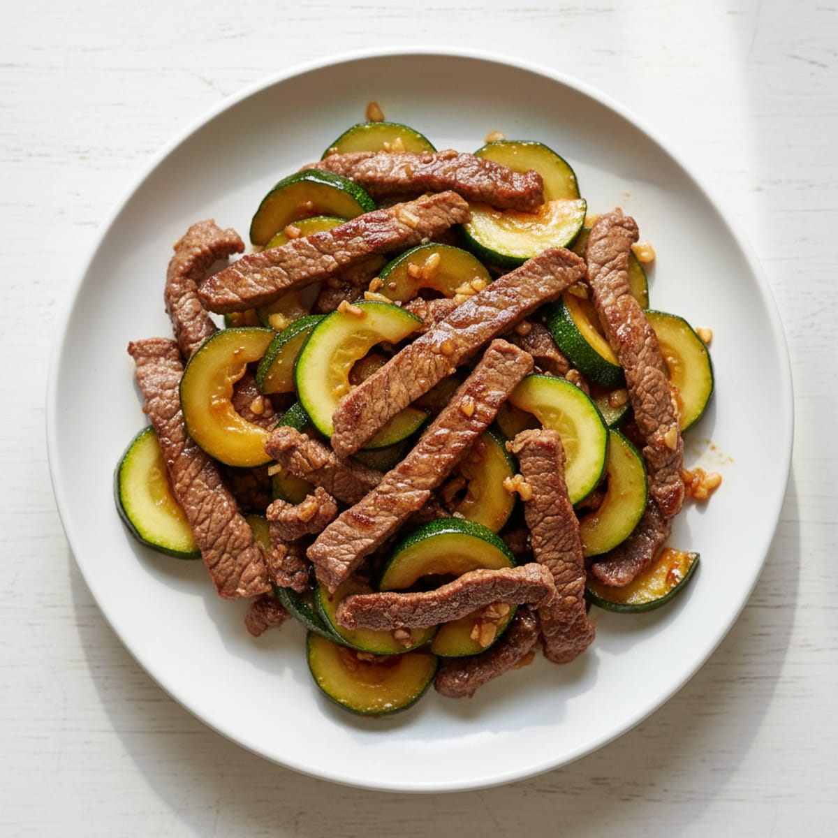 Lean Beef and Zucchini Stir Fry