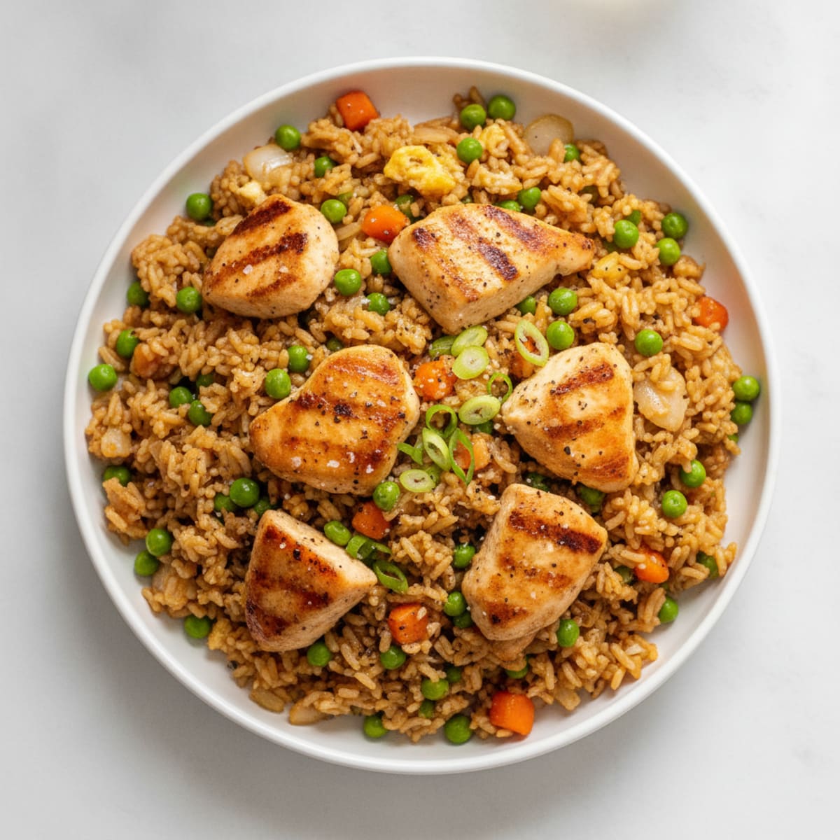 Clean Chicken and Vegetable Fried Rice