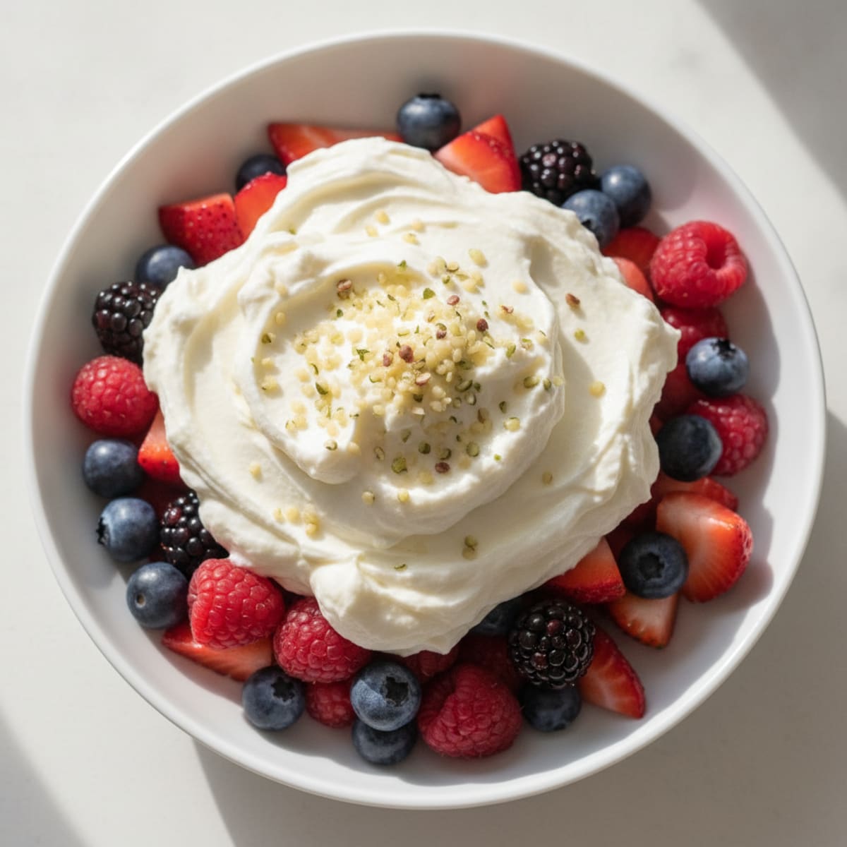 Creamy Greek Yogurt Protein Parfait with Mixed Berries