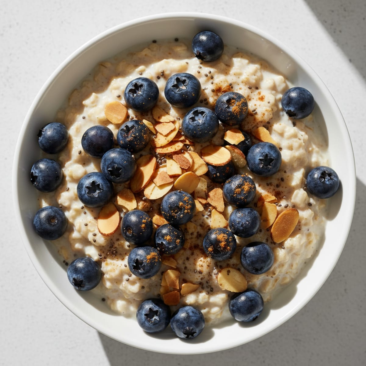 Blueberry Almond Overnight Oats