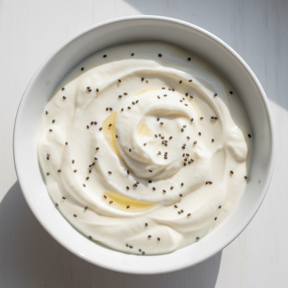 Vanilla Greek Yogurt with Chia Seeds