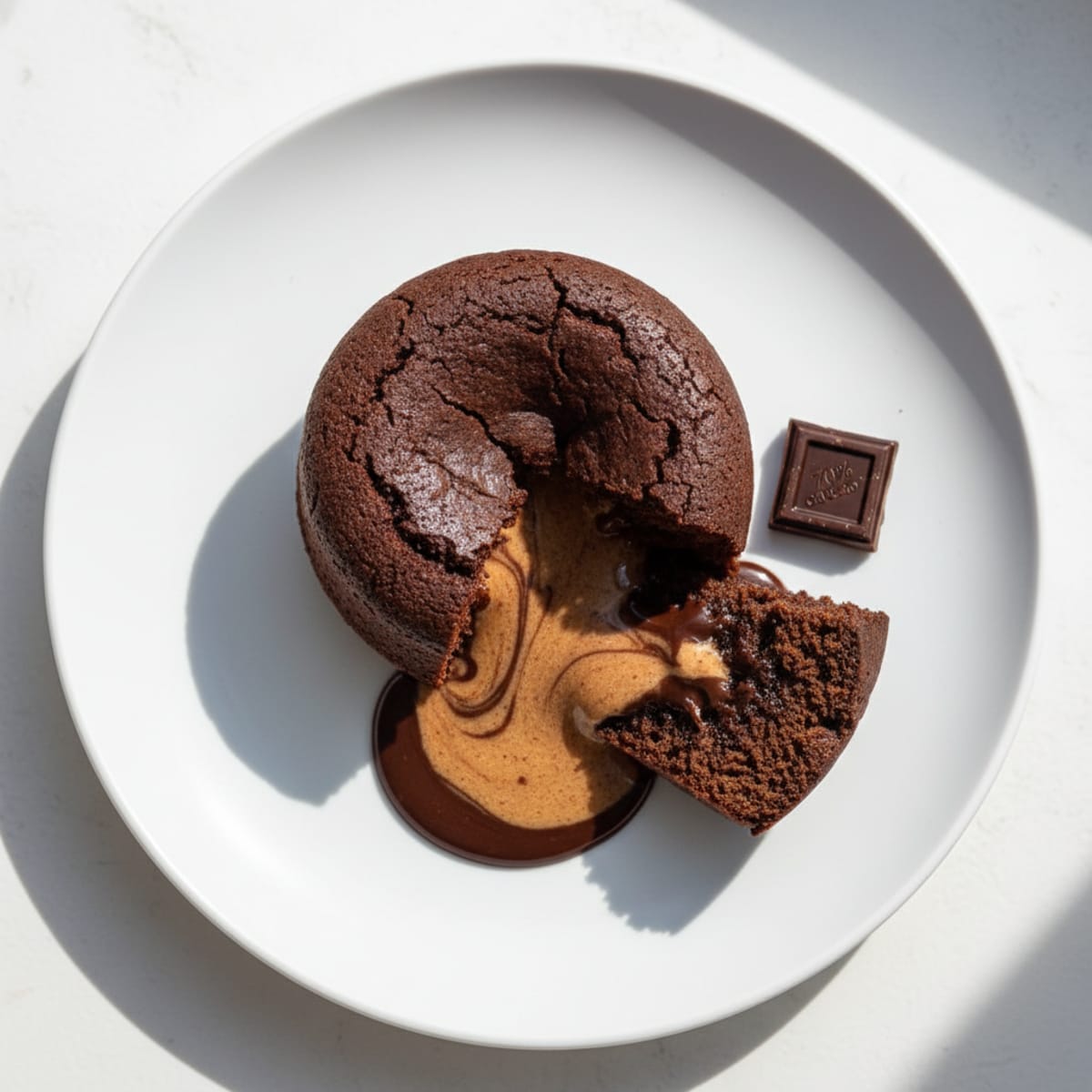 Creamy Dark Chocolate Lava Cake