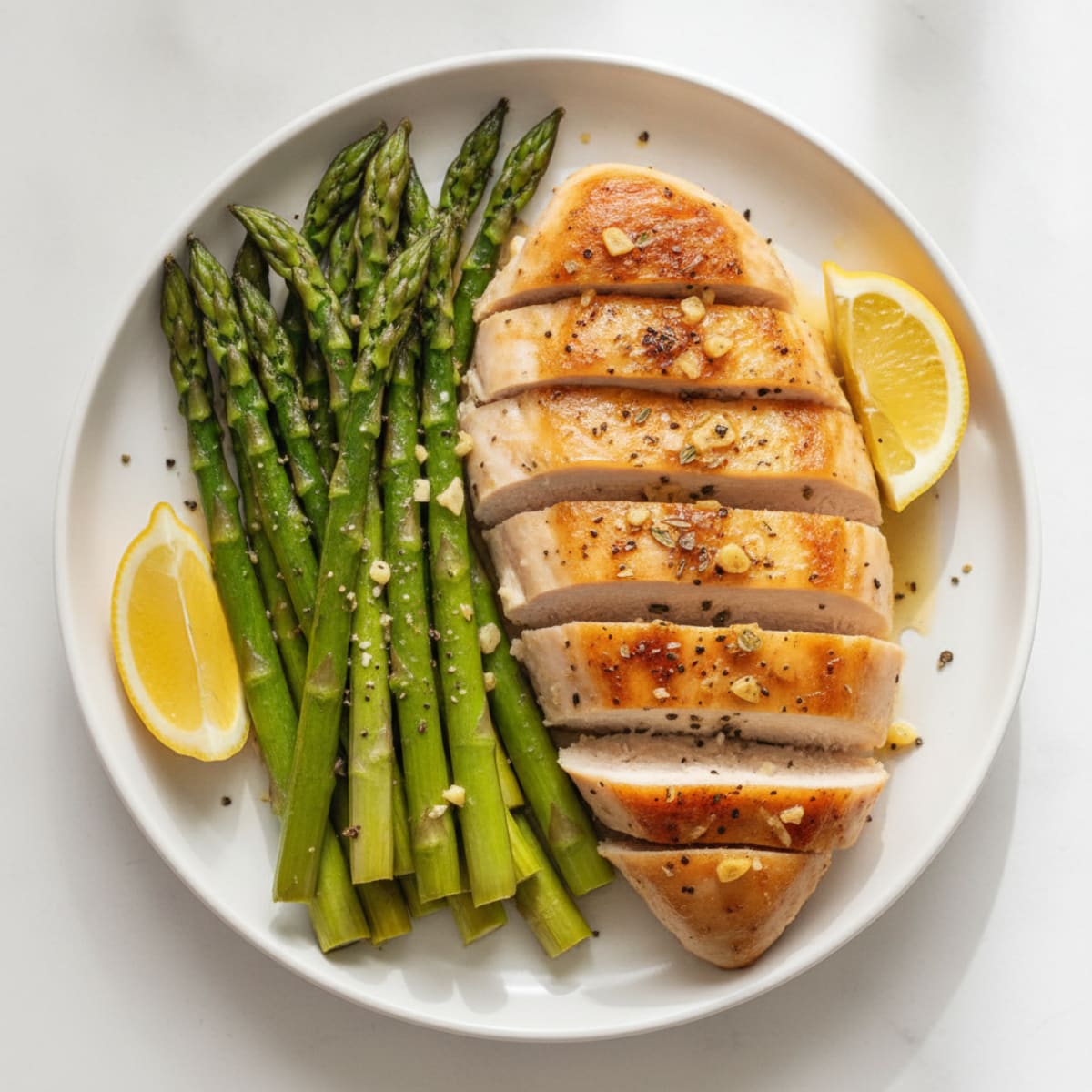 Sheet Pan Lemon Herb Chicken with Asparagus