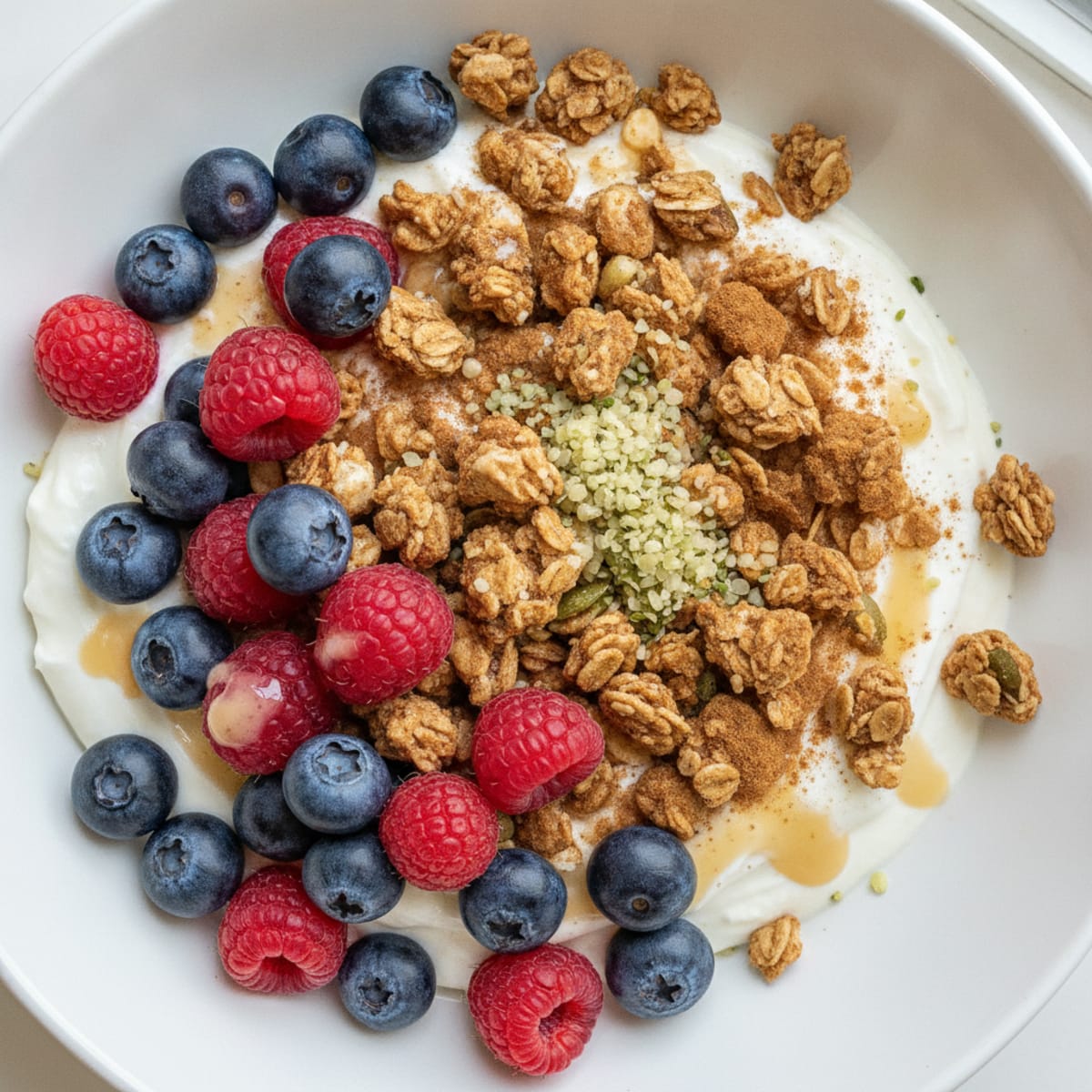 Creamy Yogurt with Berries and Granola