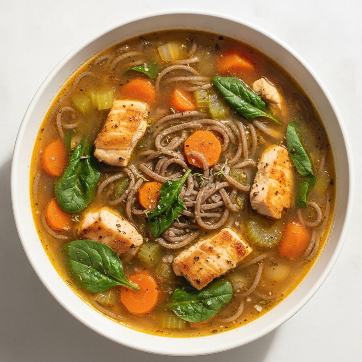 Hearty Vegetable and Noodle Soup