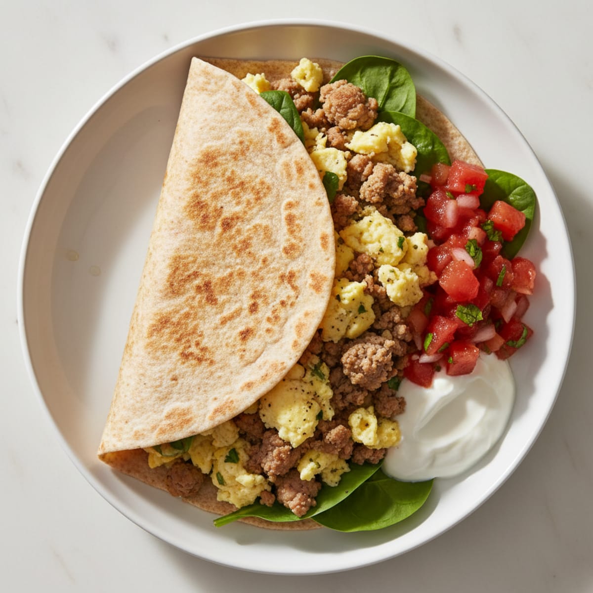 Ultimate Loaded Breakfast Burrito