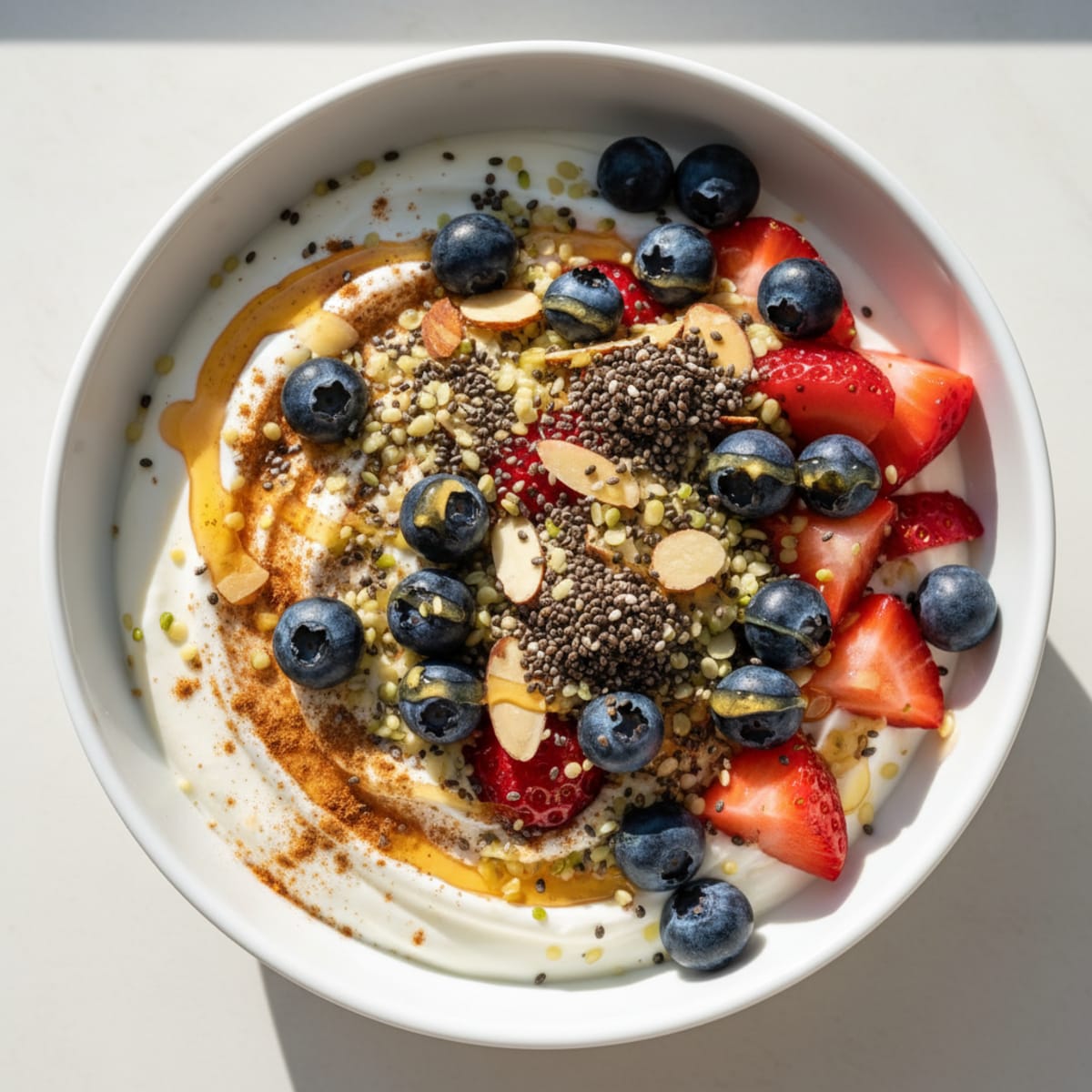 Greek Yogurt Berry Chia Bowl