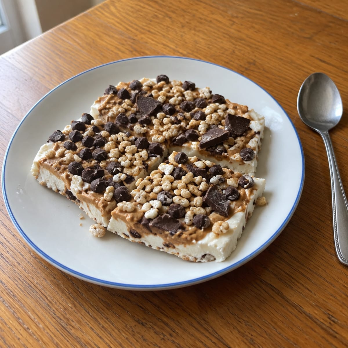 Peanut butter chocolate yogurt bark