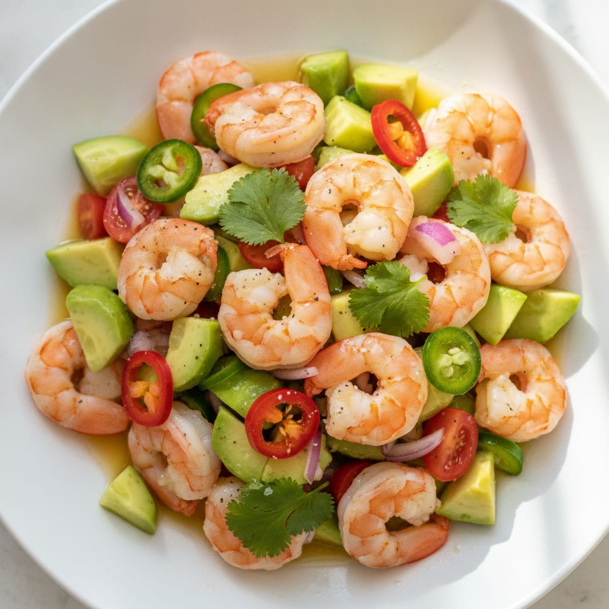 Zesty Shrimp and Avocado Ceviche