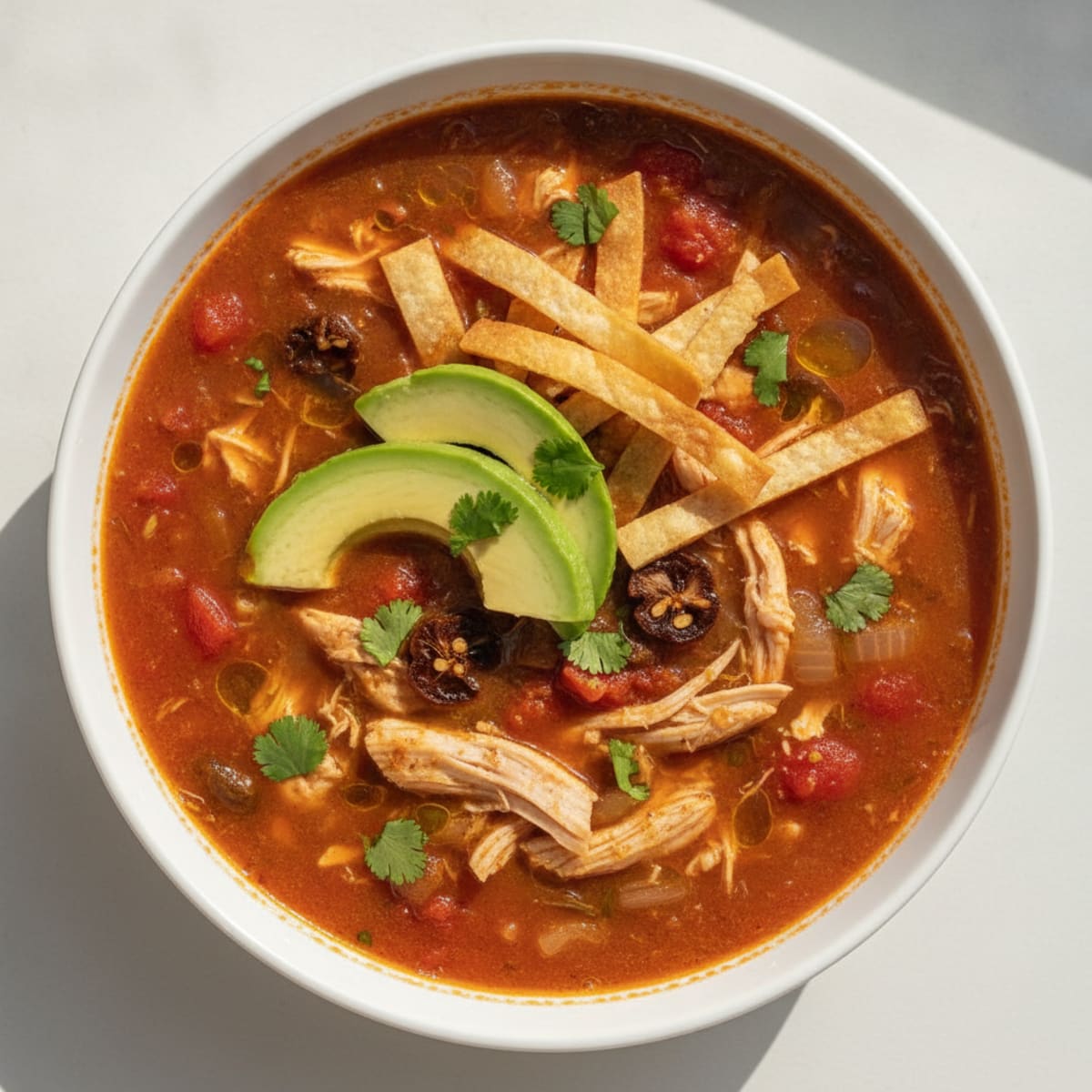 Chipotle Chicken Tortilla Soup