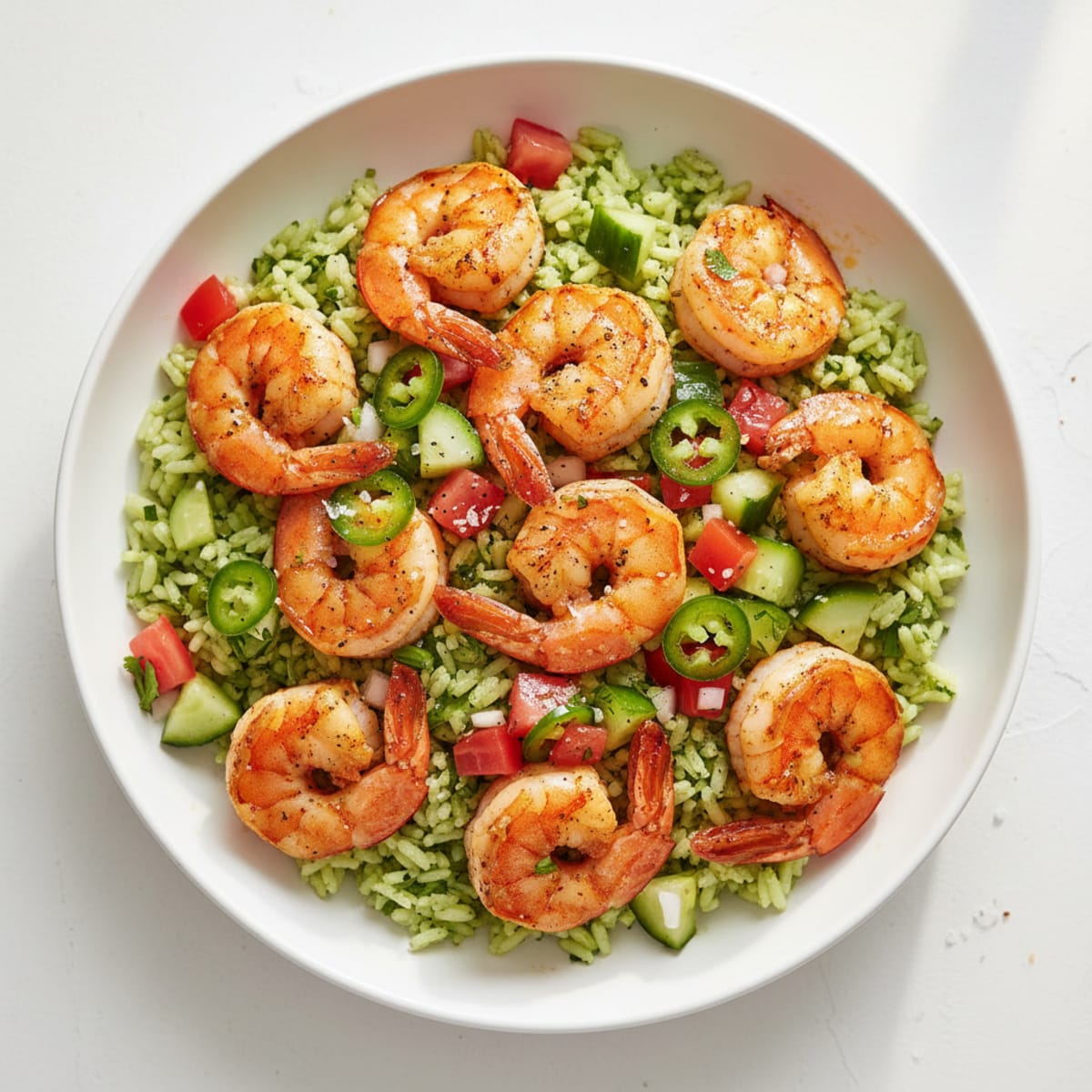 Shrimp and Cilantro-Lime Rice Bowl