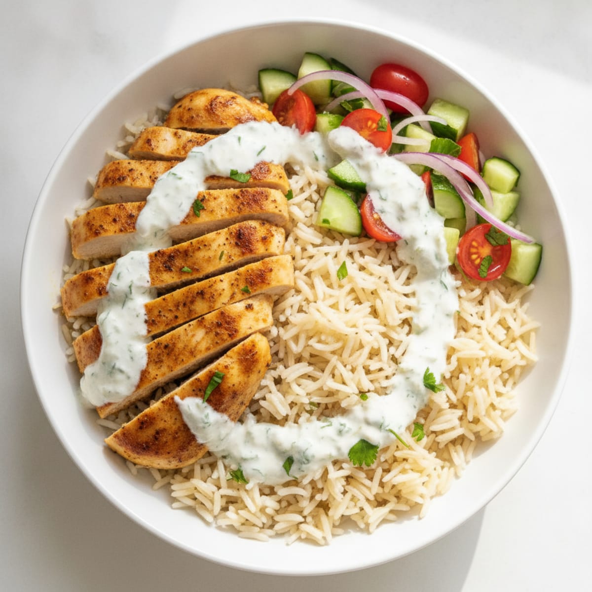 Chicken Shawarma Rice Bowl