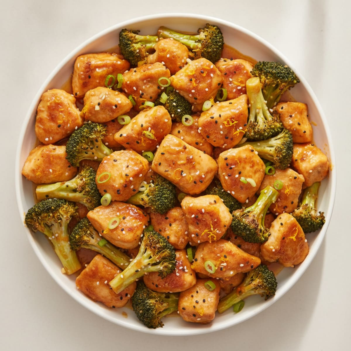 Baked Orange Chicken with Broccoli