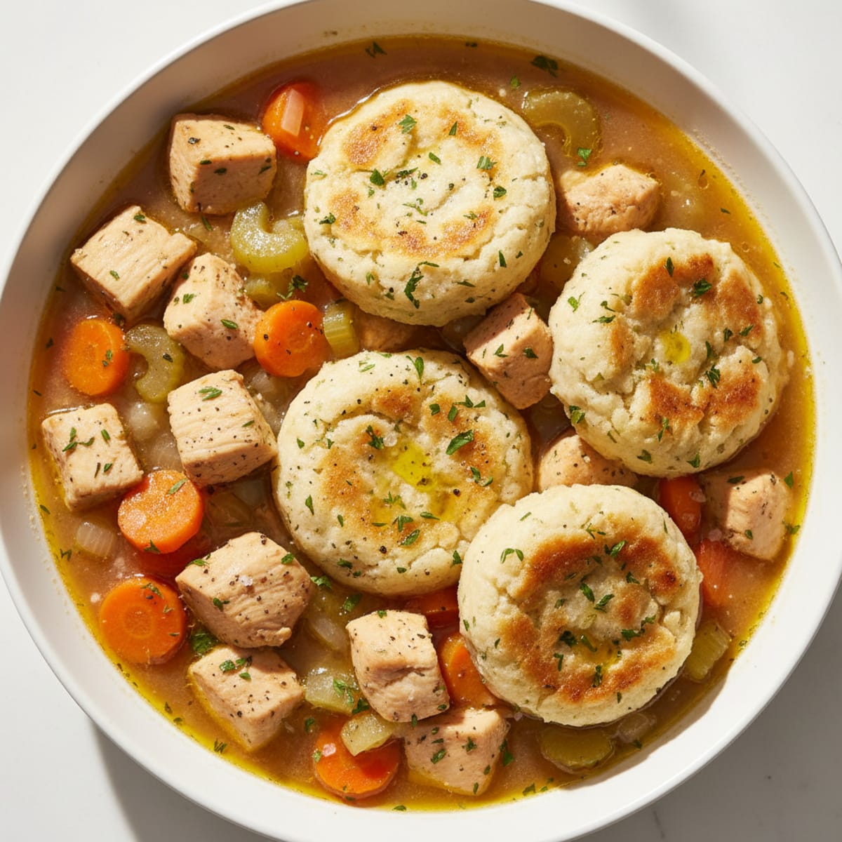 Homestyle Chicken and Herb Dumplings