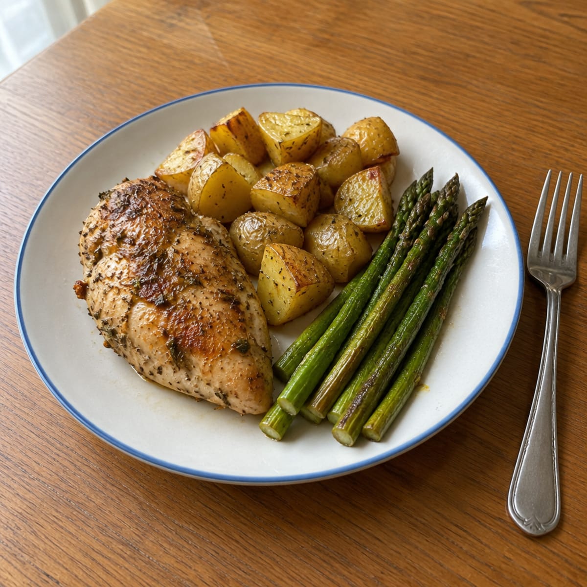Lemon herb roasted chicken