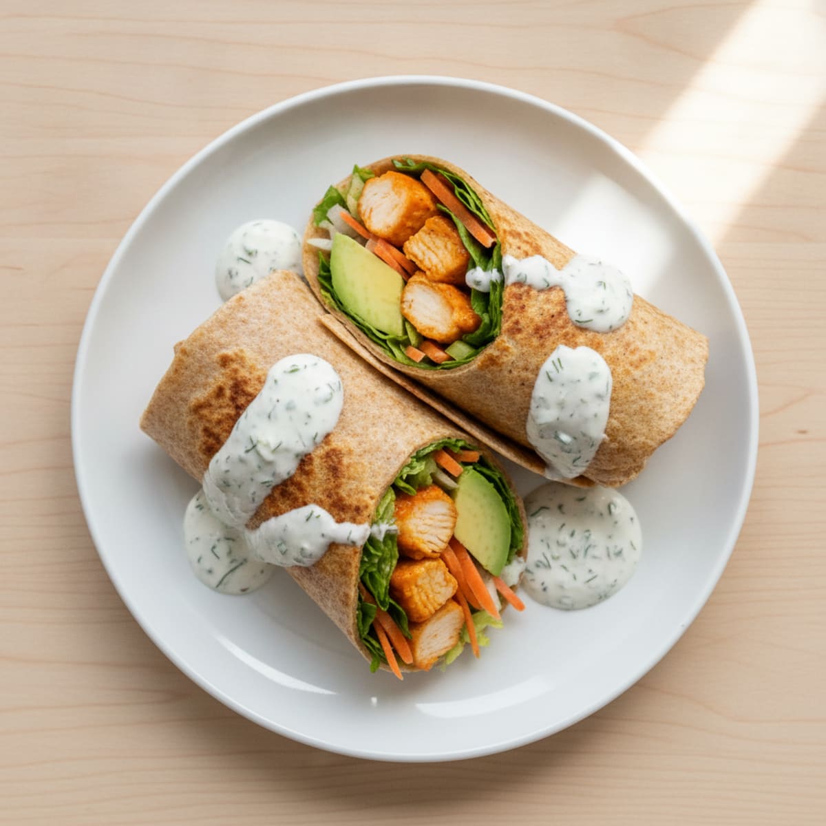 Buffalo Ranch Chicken Wrap