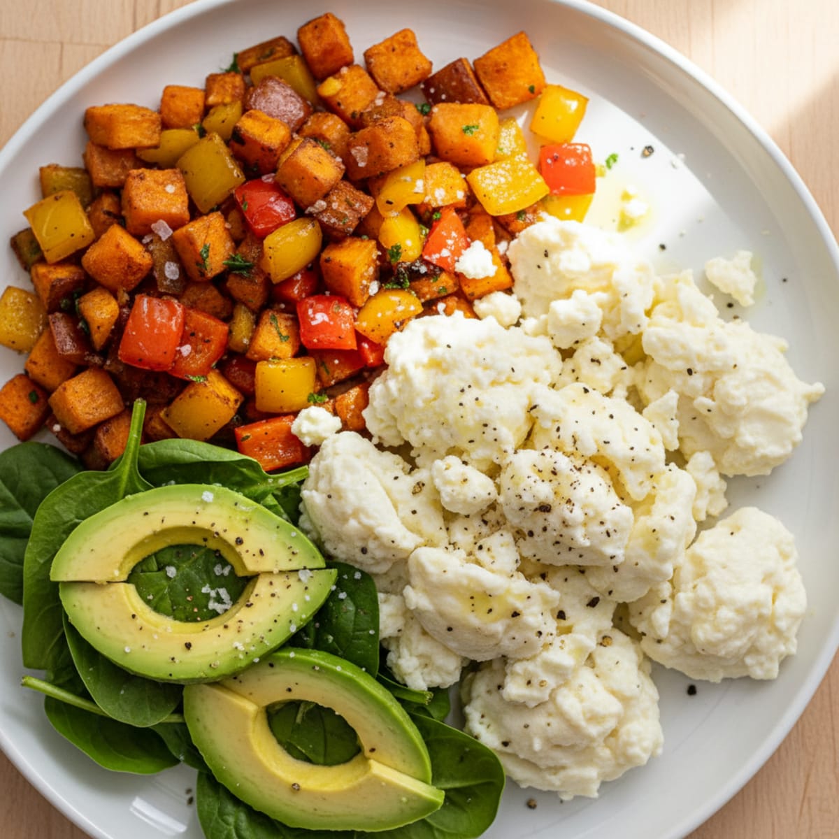 Fluffy Egg White Scramble