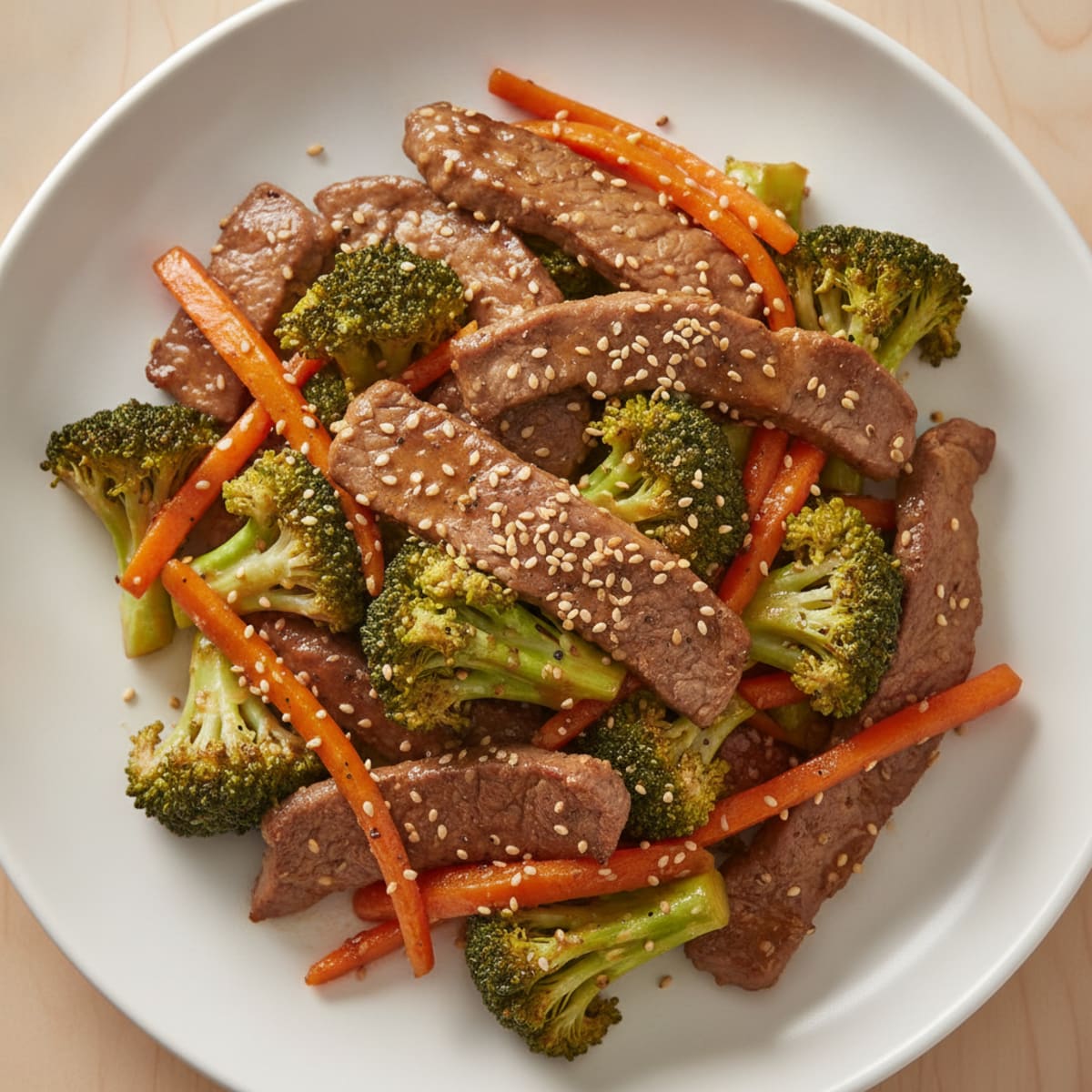 Sesame Beef & Broccoli Stir-Fry