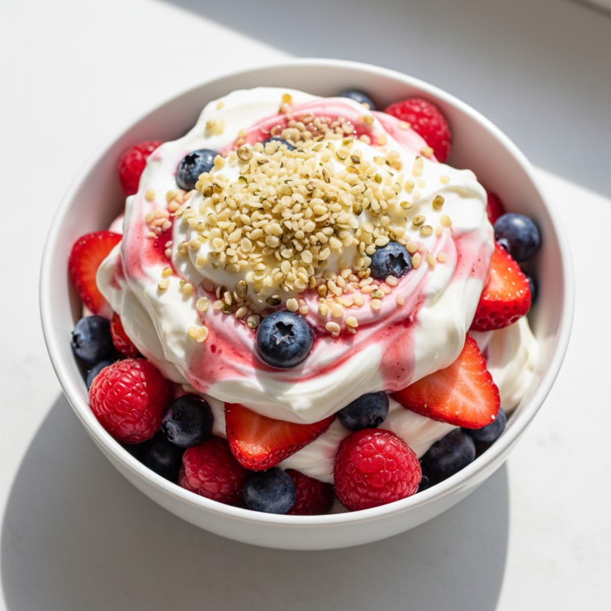 Creamy Greek Yogurt Protein Parfait with Mixed Berries