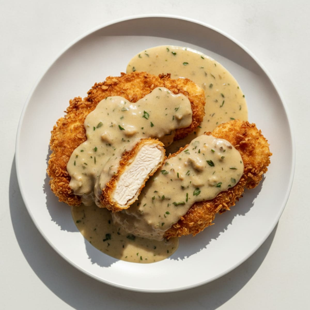 Buttermilk Fried Chicken with Creamy Gravy