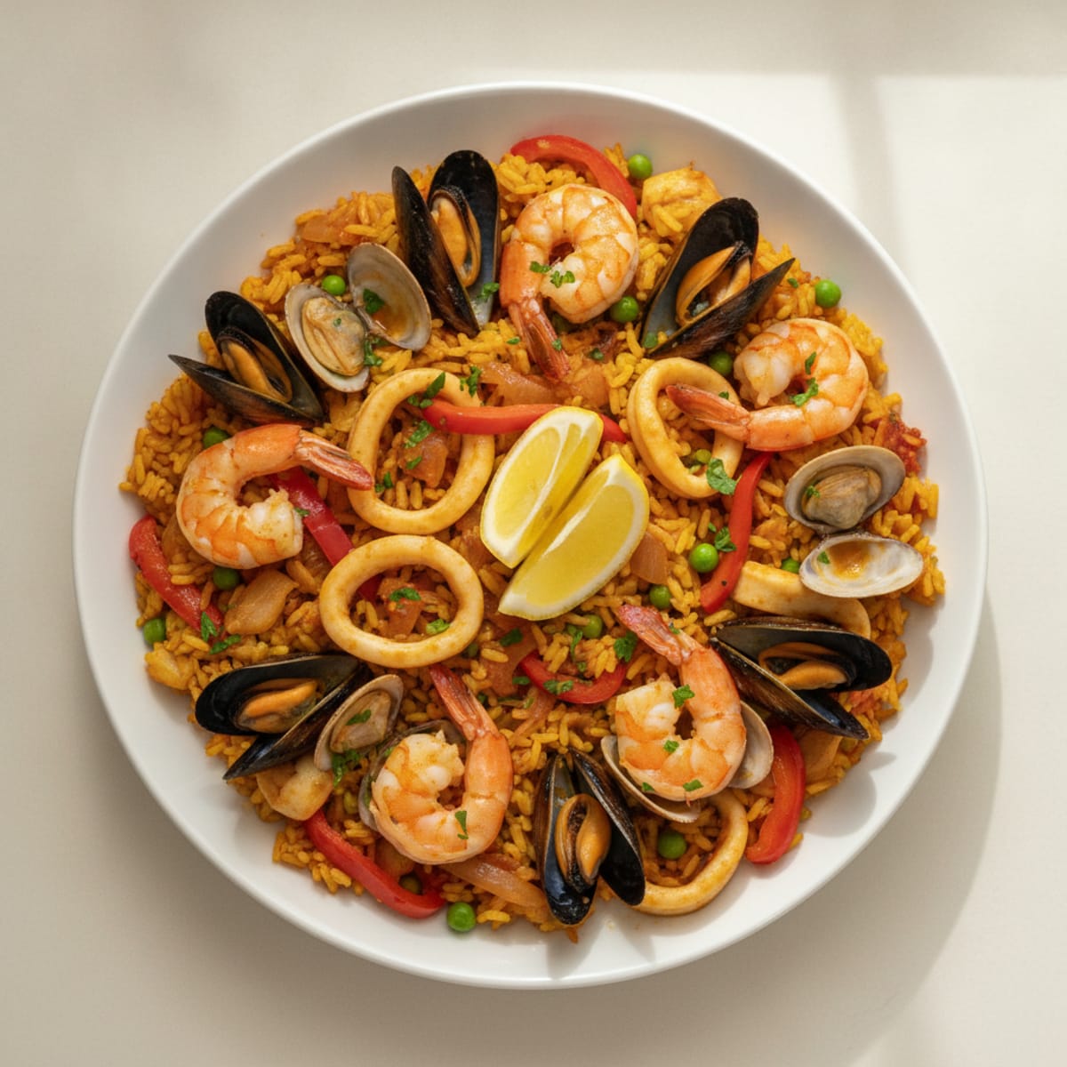 Classic Spanish Seafood Paella