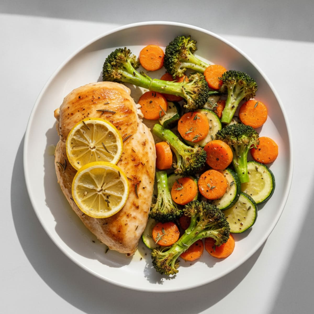 Lemon Herb Chicken with Roasted Vegetables