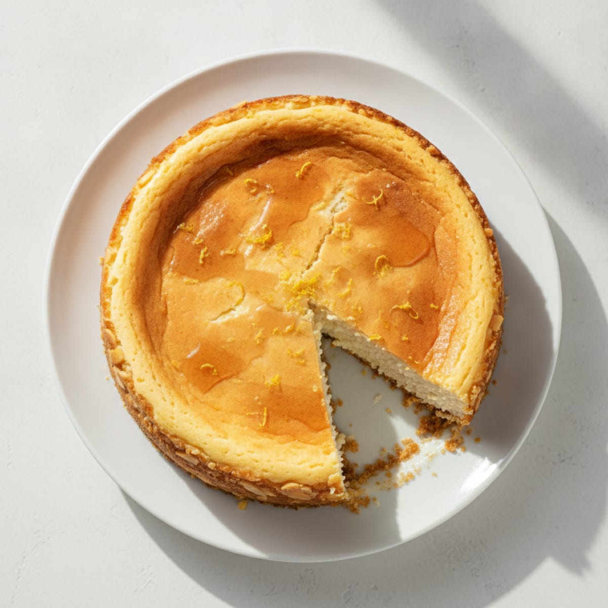 Creamy Greek Yogurt Protein Cheesecake
