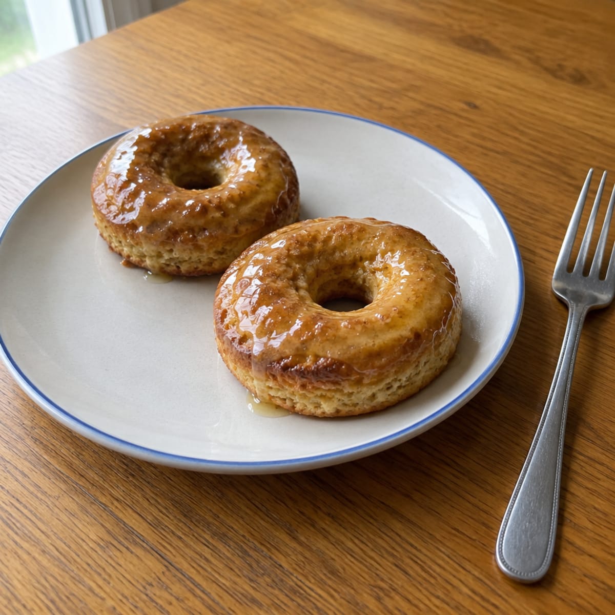 Protein glazed donuts