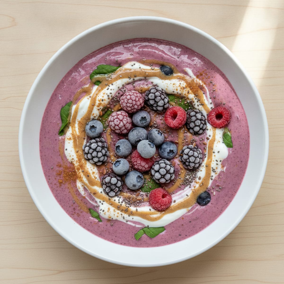 High-Fiber Berry Protein Smoothie