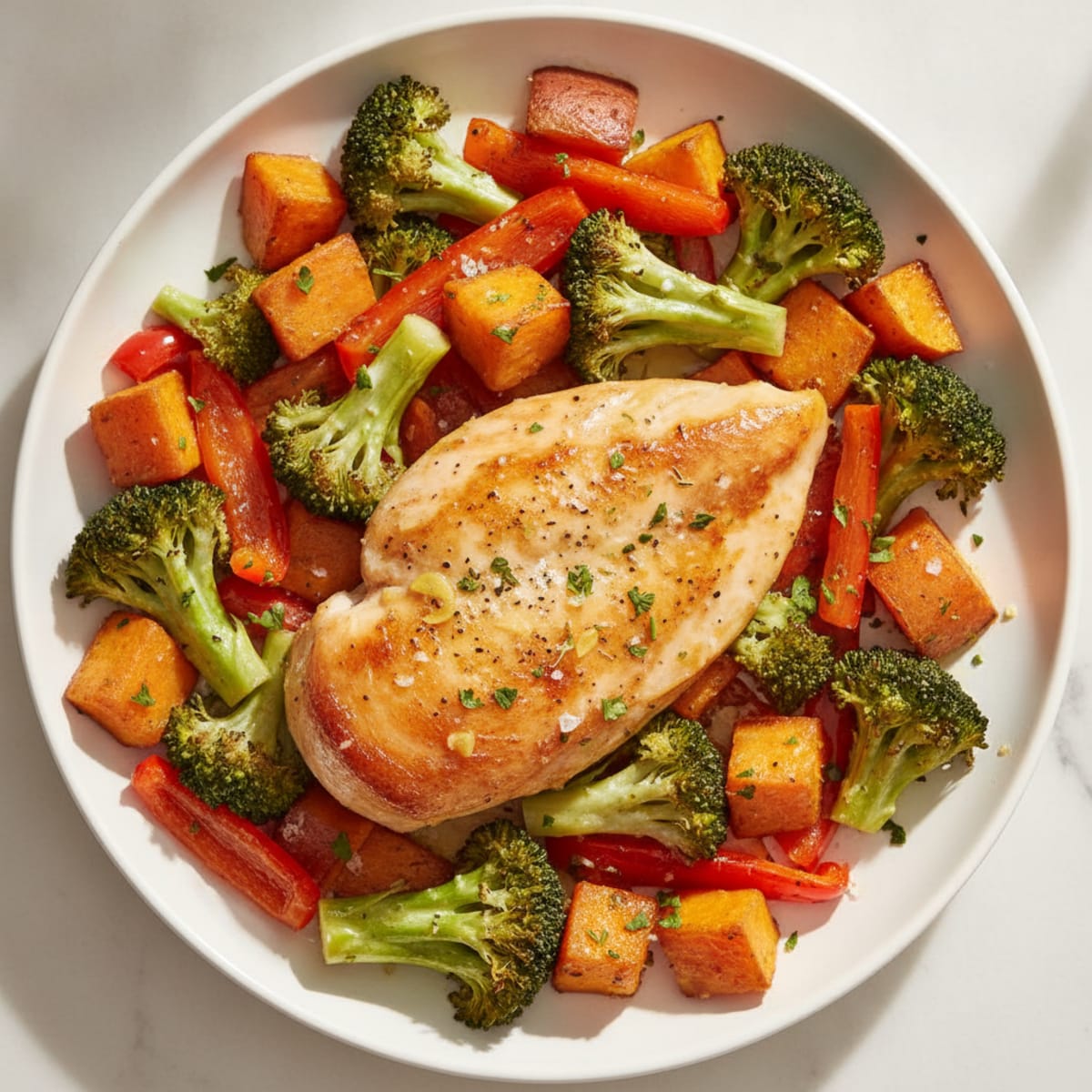 Sheet Pan Lemon Herb Chicken