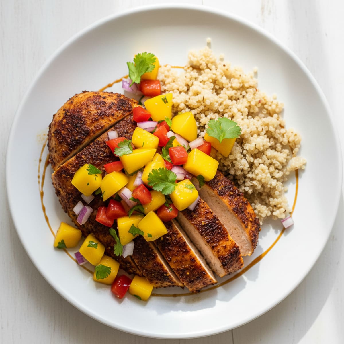 Jerk Chicken with Mango Salsa