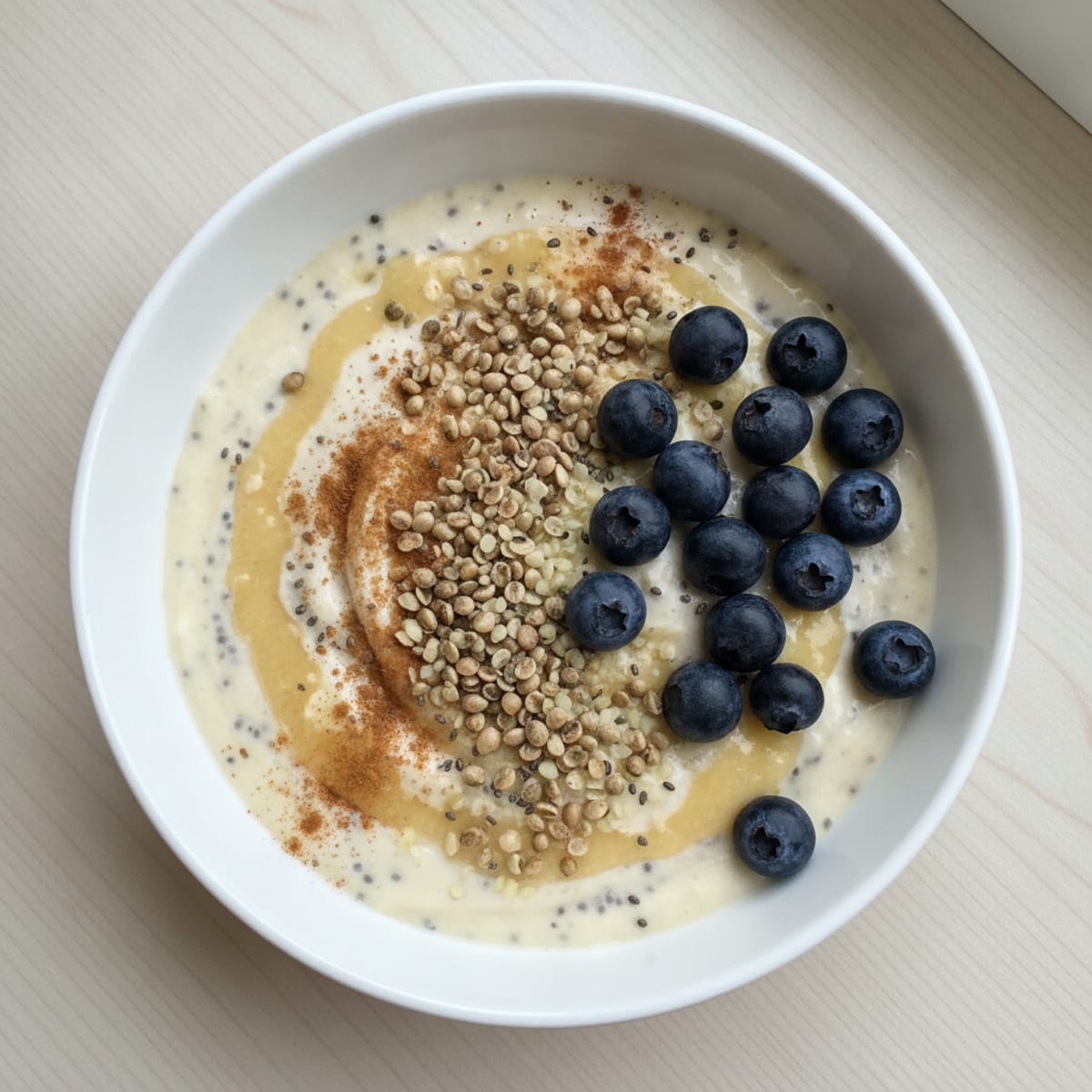 Skyr Banana Protein Smoothie Bowl
