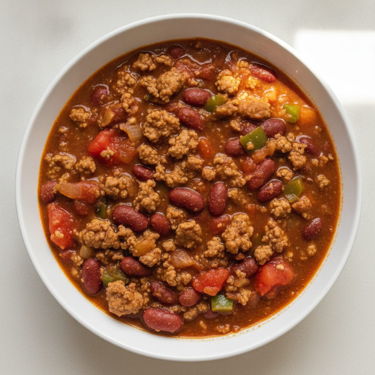 Hearty Slow Cooker Beef Chili
