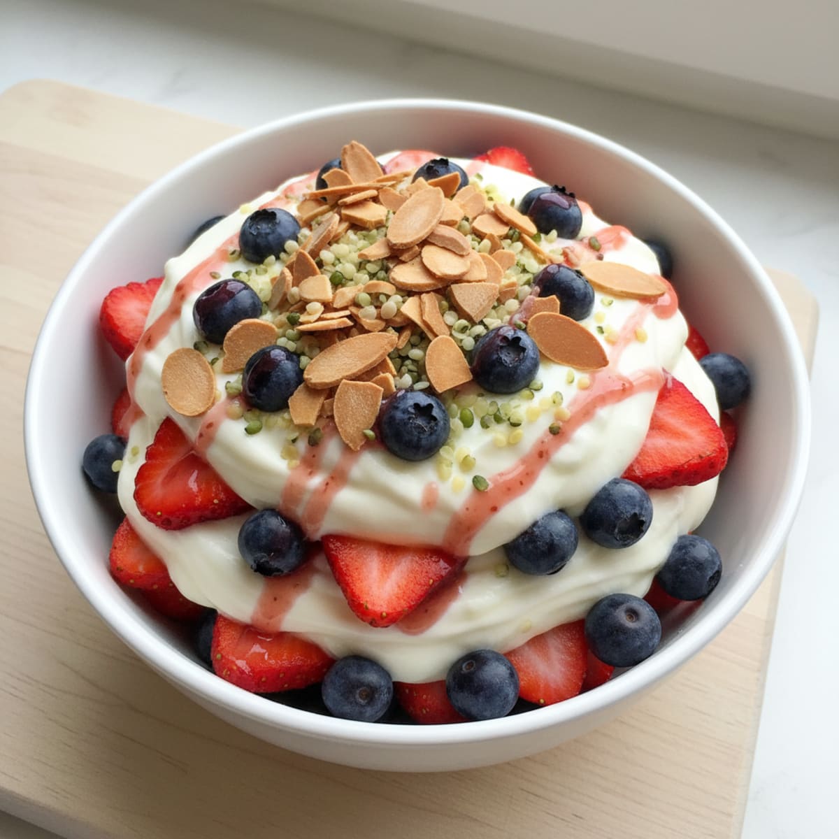 Greek Yogurt Berry Parfait with Protein Powder