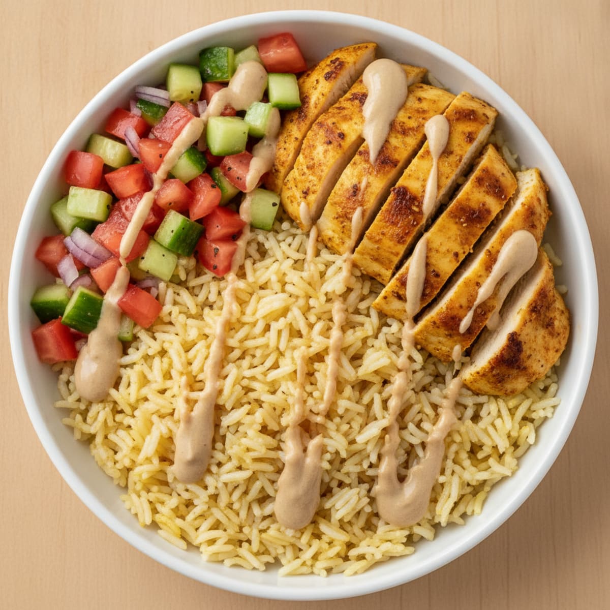 Chicken Shawarma Rice Bowl