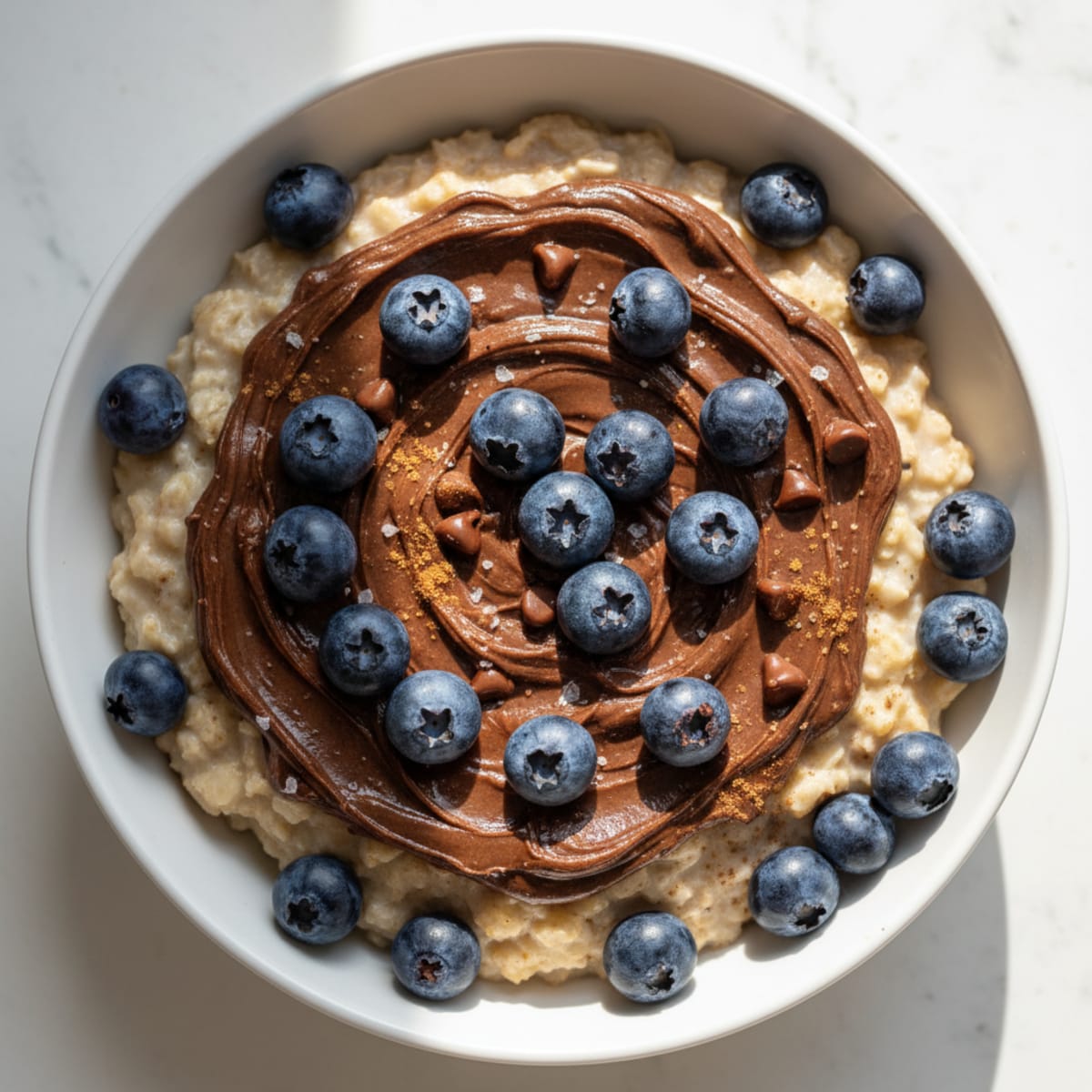 Blueberry Protein Oatmeal Bowl