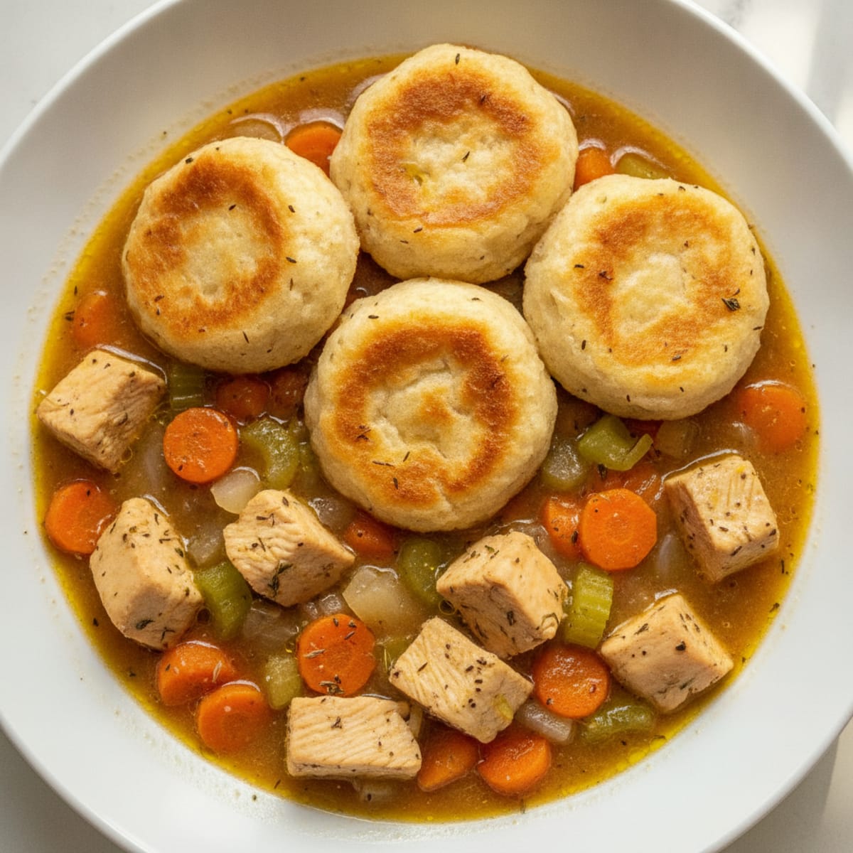 Homestyle Chicken and Herb Dumplings