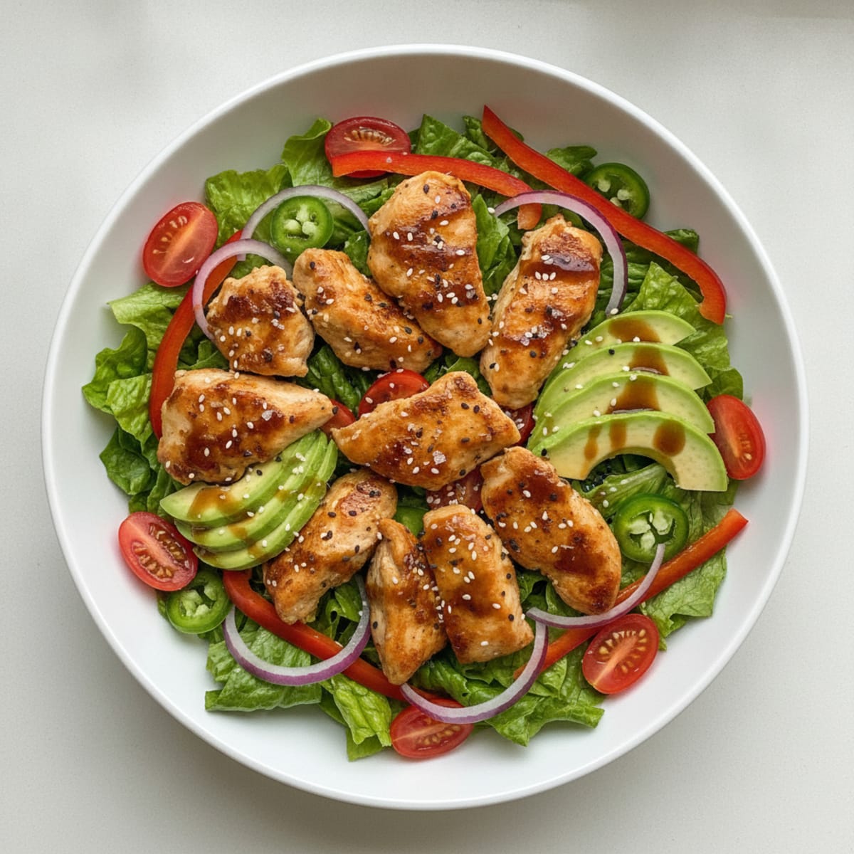 Chicken Teriyaki Salad Bowl