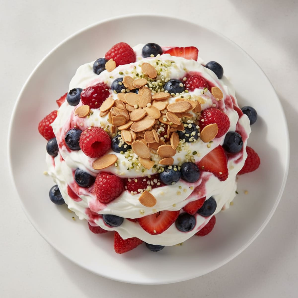 Creamy Greek Yogurt Protein Parfait with Mixed Berries