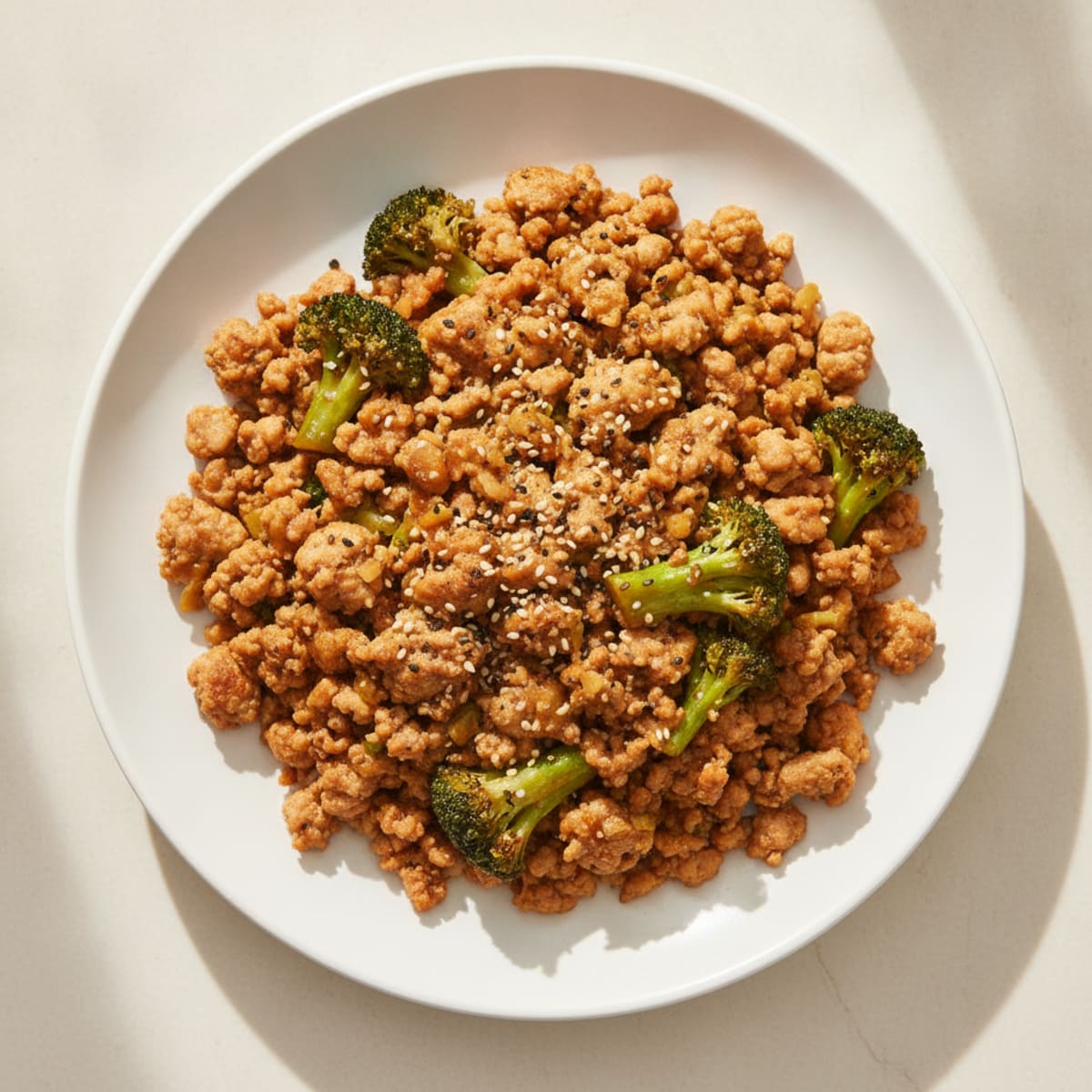 Savory Ground Turkey and Broccoli Stir-Fry