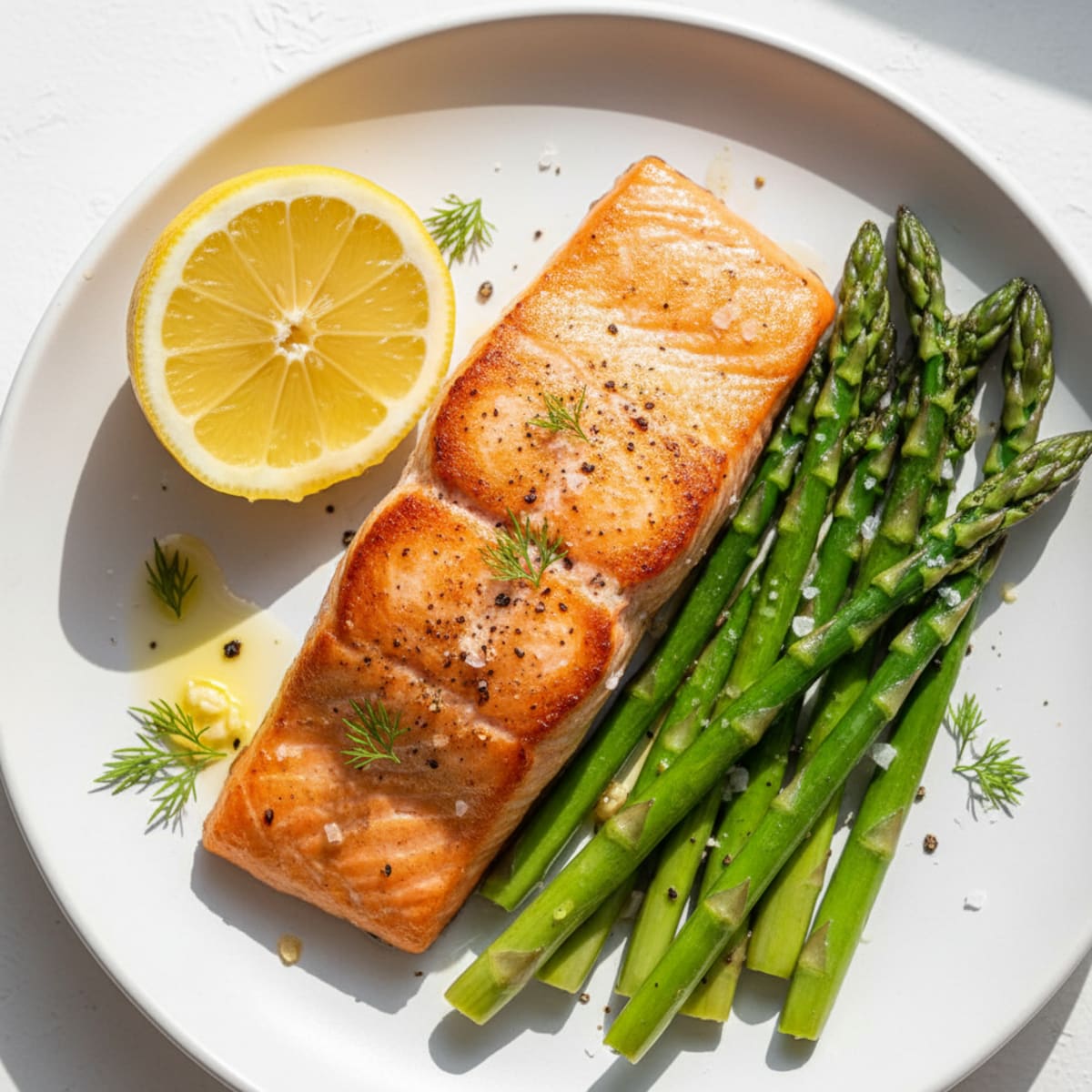 Pan-Seared Salmon with Asparagus