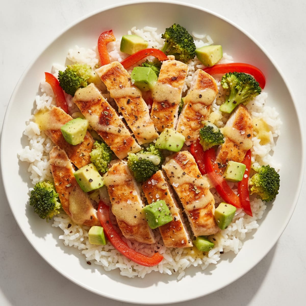 Chicken and Vegetable Rice Bowl