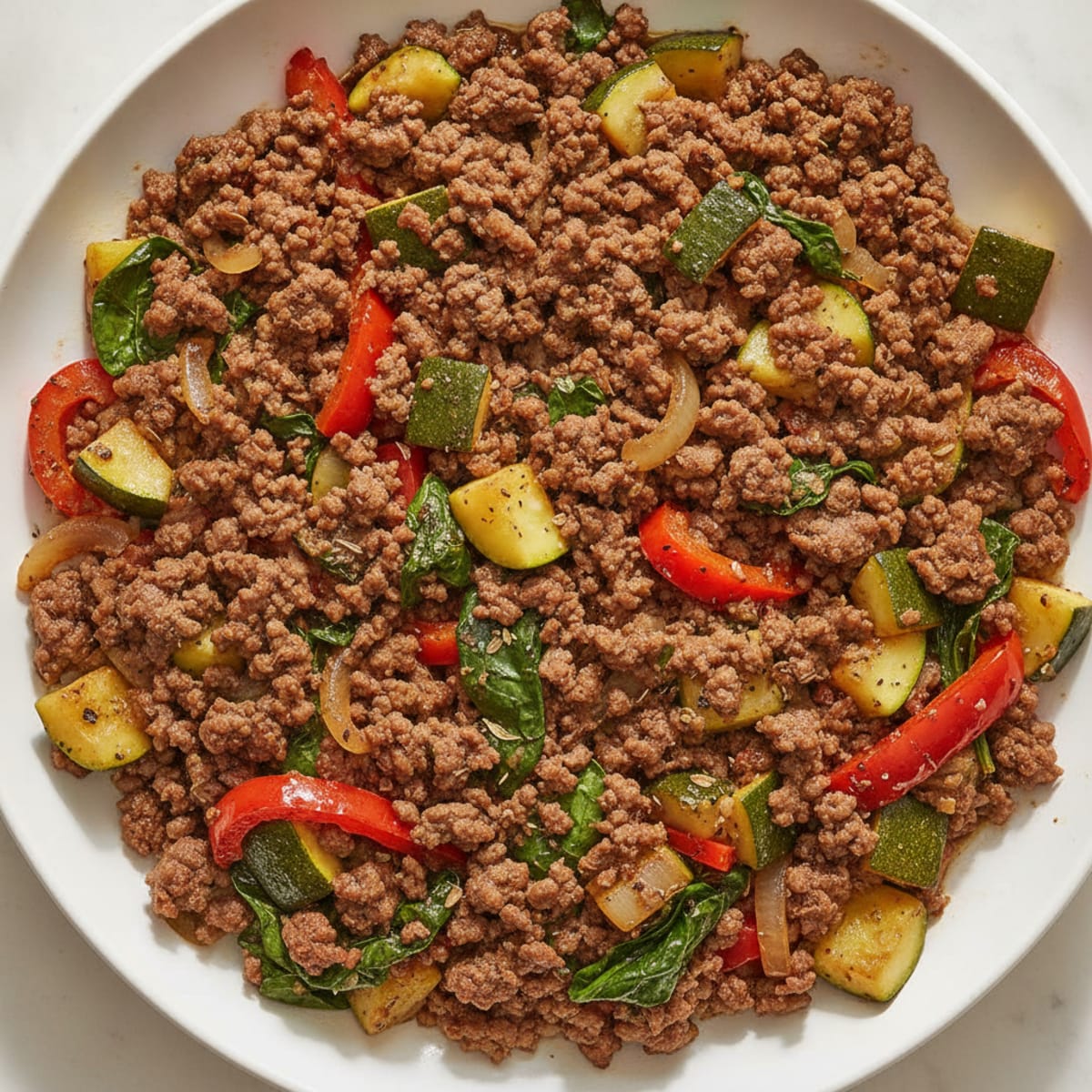 Ground Beef and Vegetable Skillet