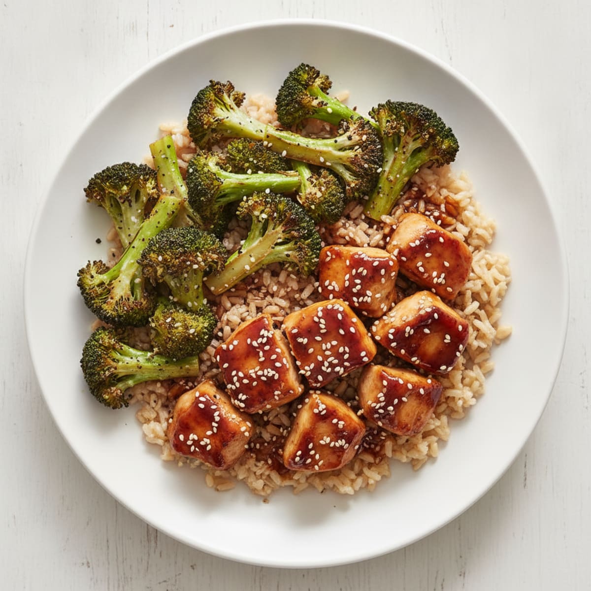 Teriyaki Chicken with Roasted Broccoli