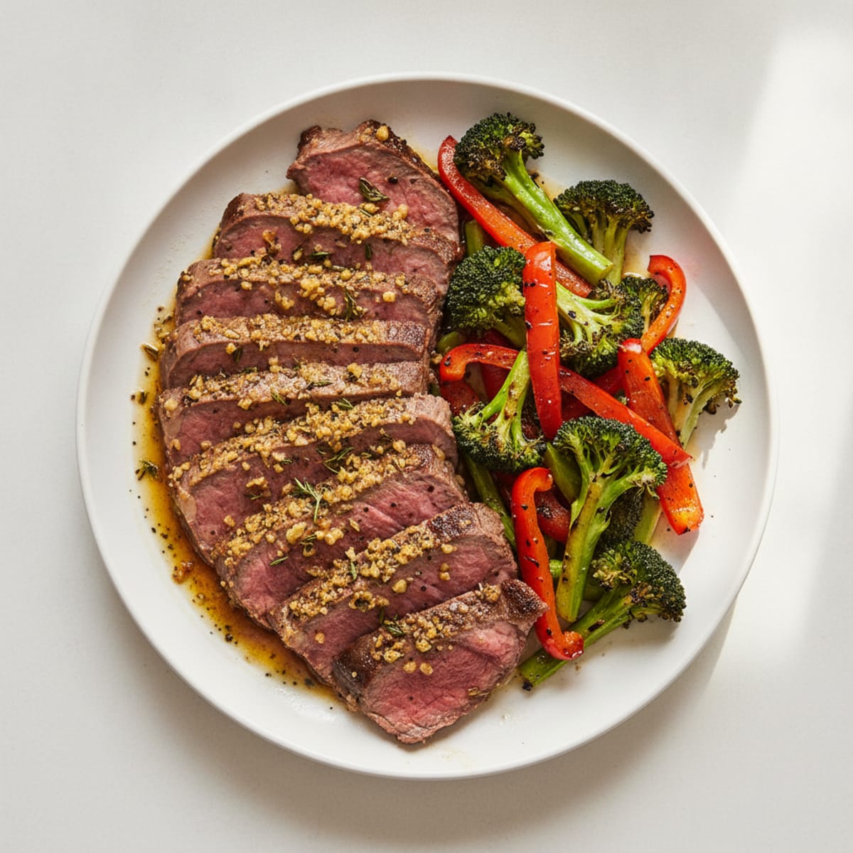 Garlic Herb Roasted Beef
