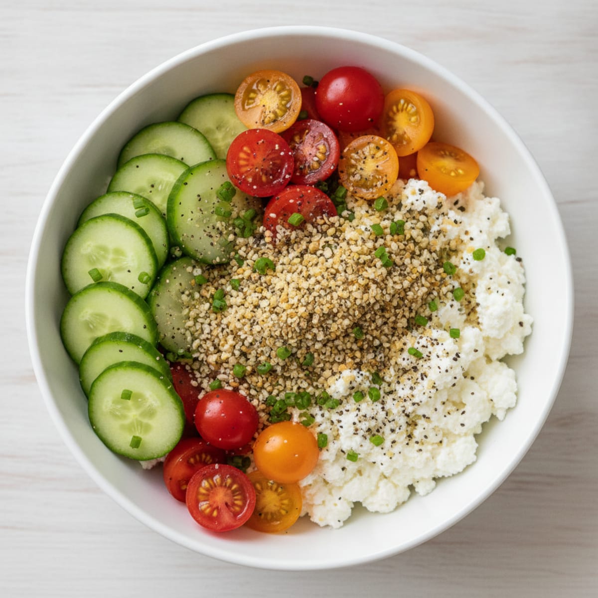Savory Cottage Cheese Power Bowl
