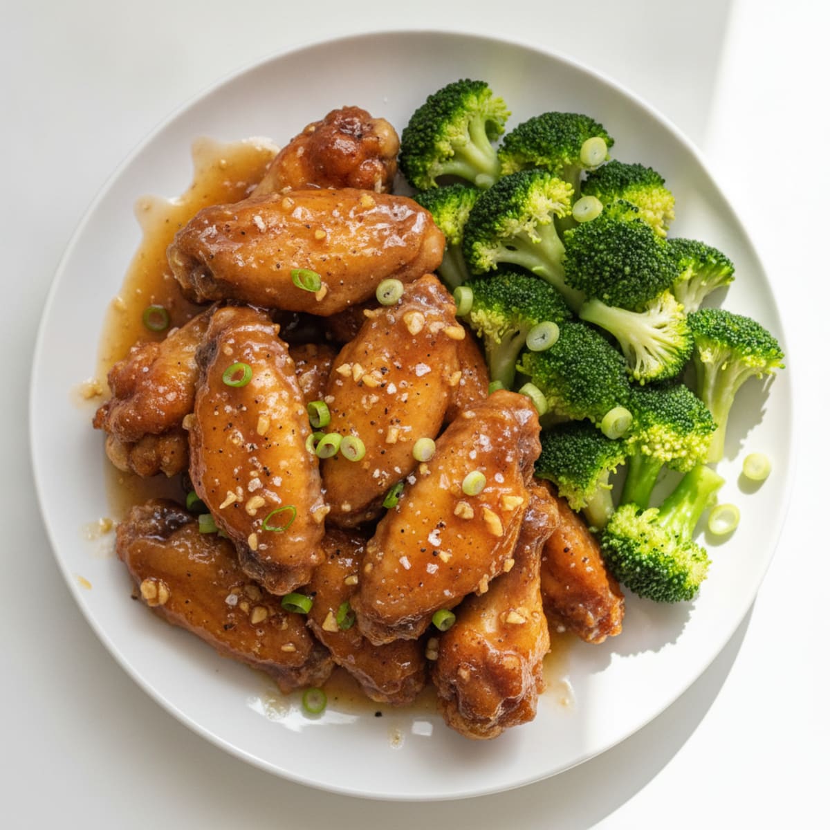 Honey-Garlic Glazed Chicken Wings