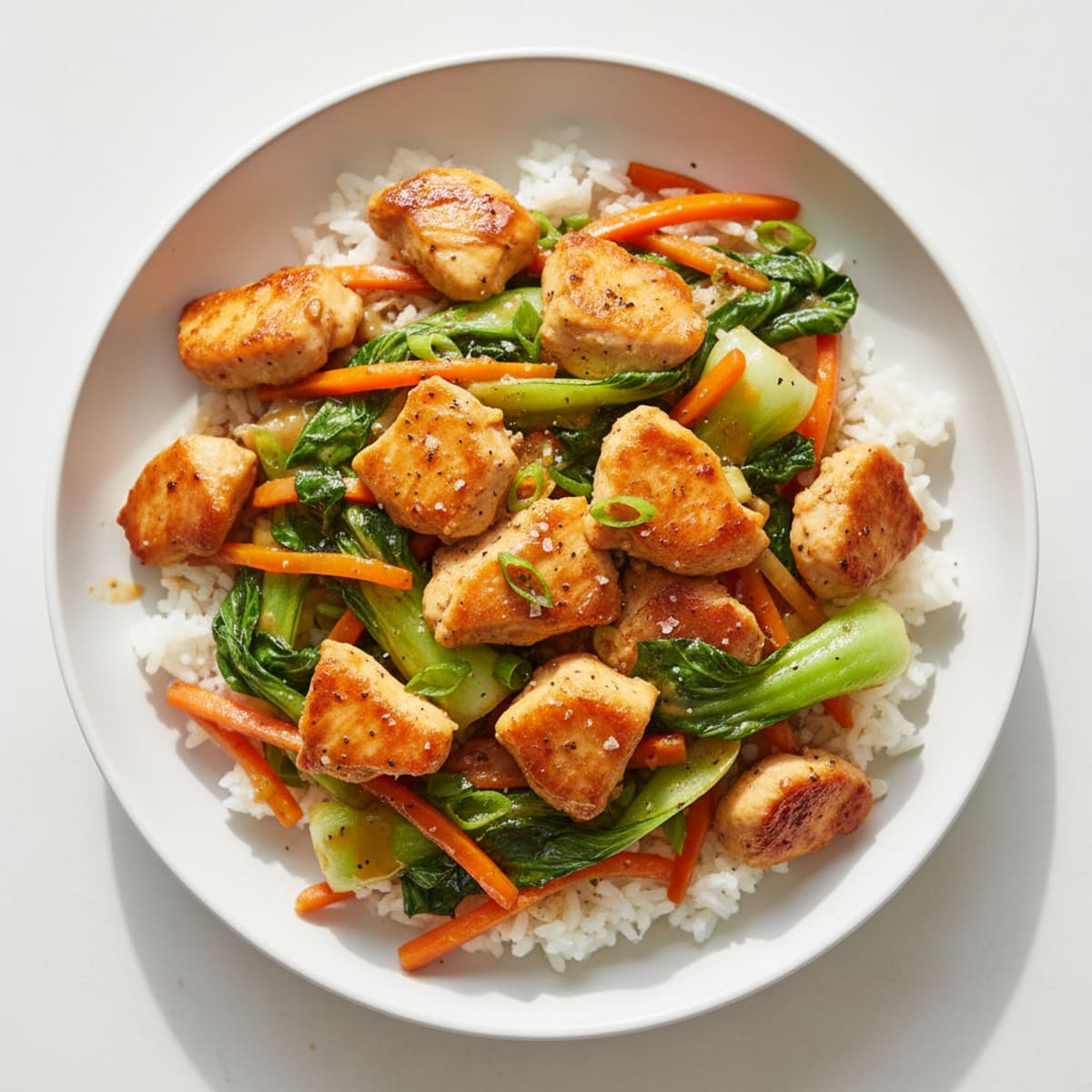 Ginger-Tamari Chicken Stir-Fry