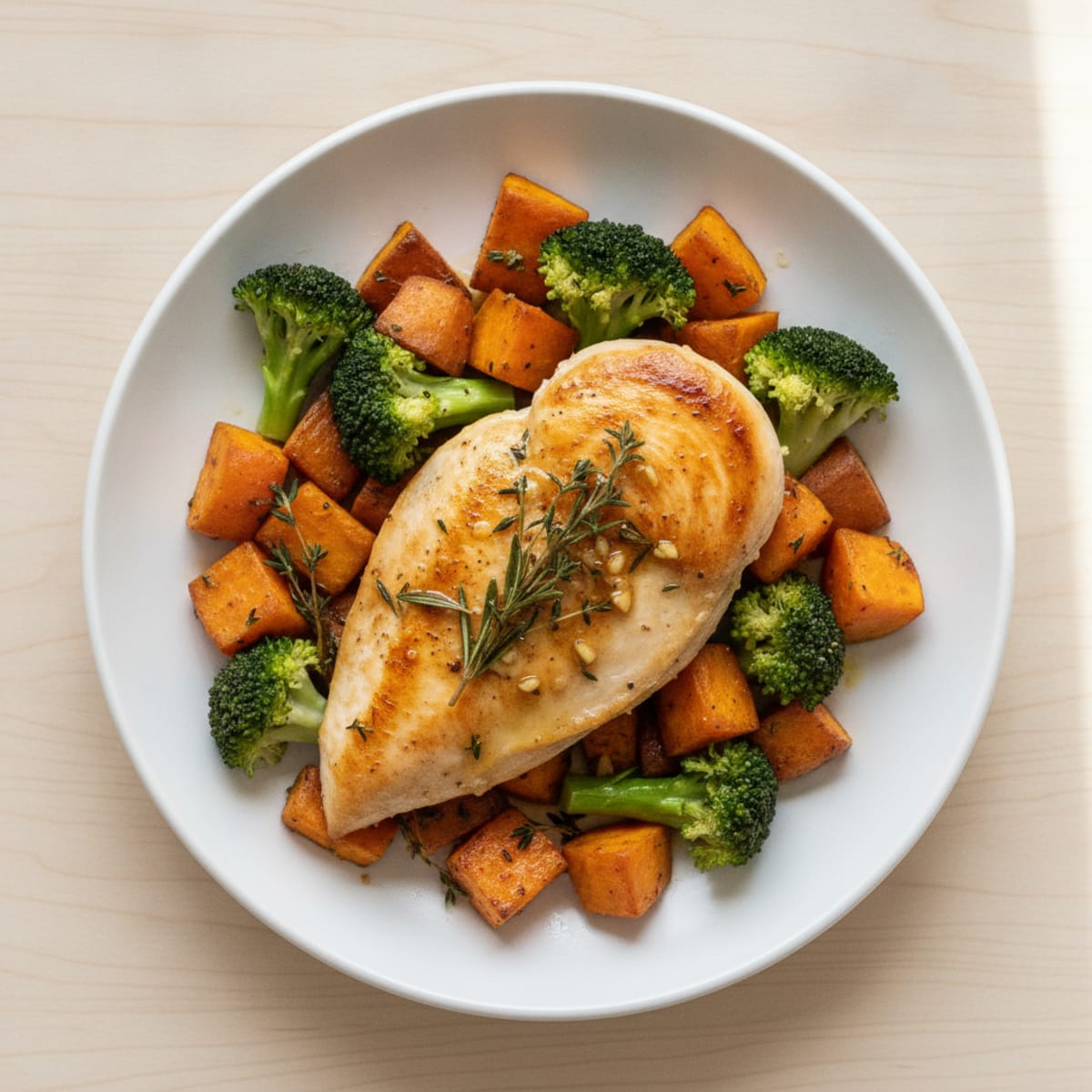 Pan-Seared Chicken with Herbs