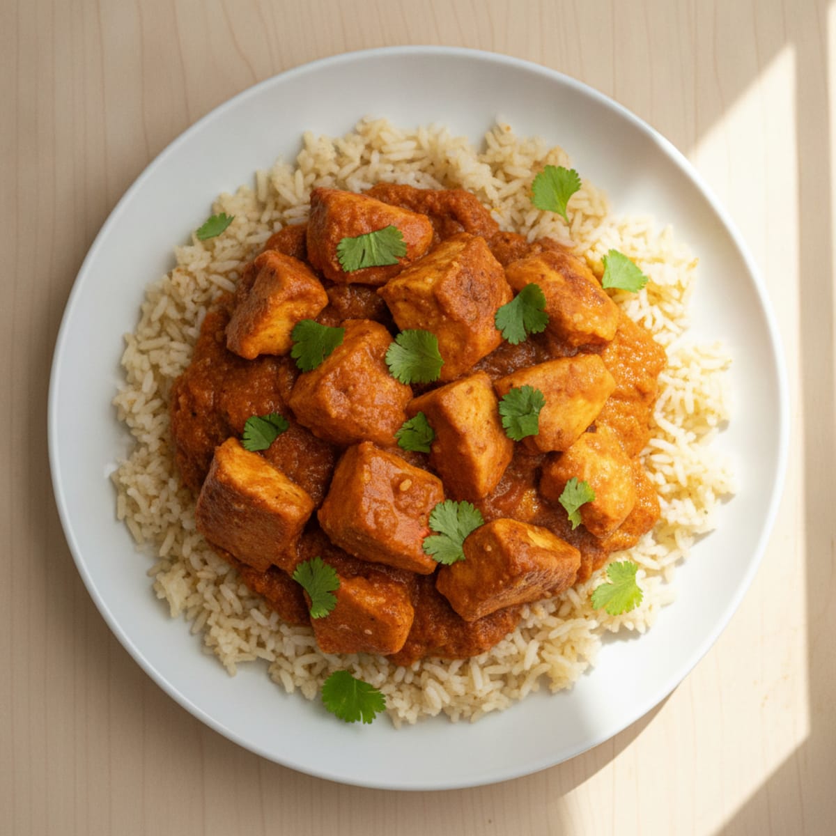 Spiced Butter Chicken with Basmati Rice